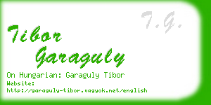 tibor garaguly business card